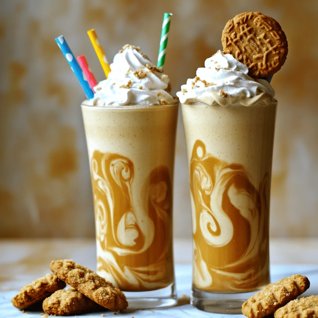 Creamy Biscoff Cookie Butter Milkshake Easy Recipe