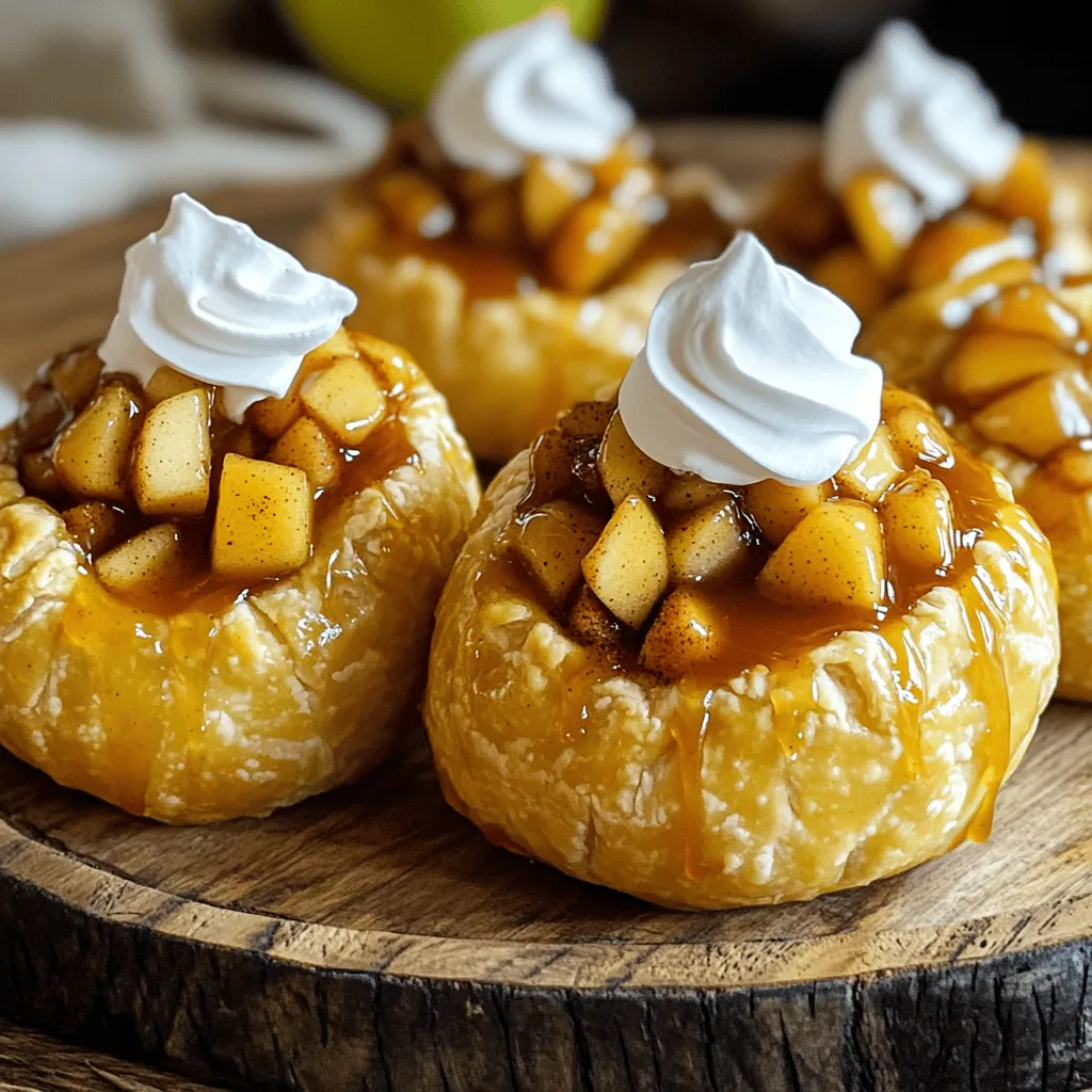 To make caramel apple pie bombs, you need simple and fresh ingredients. This recipe shines with the right apples, spices, and dough.