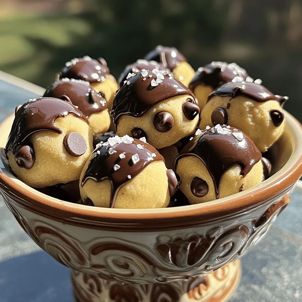 Chocolate Chip Cookie Dough Bites Simple and Tasty