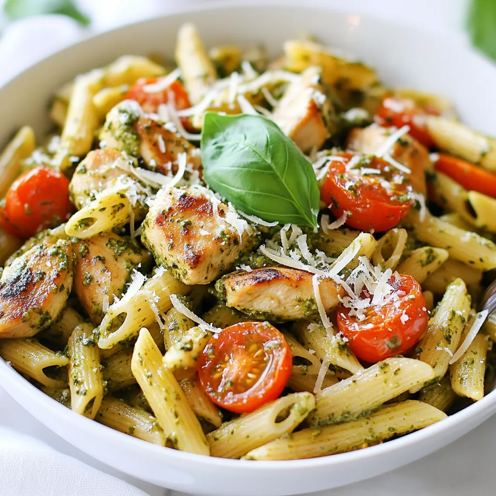 Pesto Chicken Pasta in 30 Minutes Quick and Easy Meal