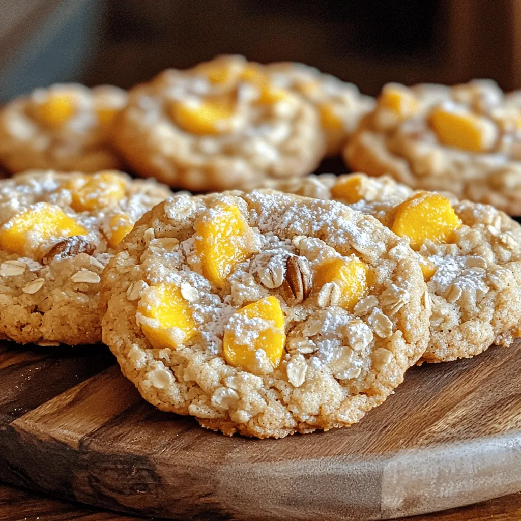 Peach Cobbler Cookies Irresistible Summer Treat