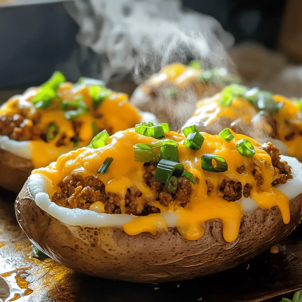 Savory Sloppy Joe Baked Potato Delightful and Easy