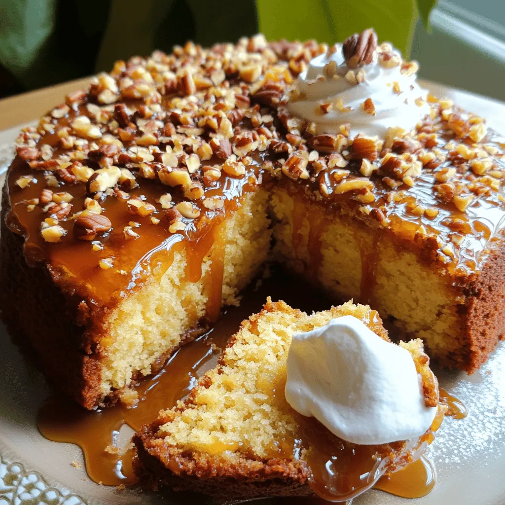 Caramel Toffee Crunch Cake Delightful and Easy Recipe