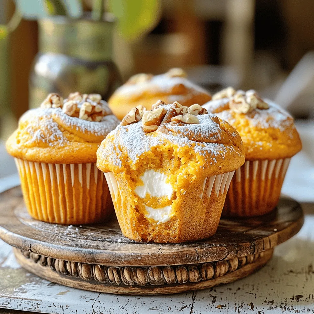 Pumpkin Cream Cheese Muffins Irresistible Fall Treat