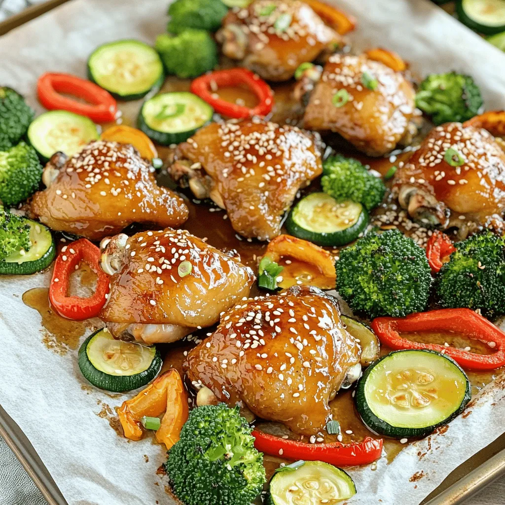 Honey Soy Baked Chicken and Veggies Flavorful Dish