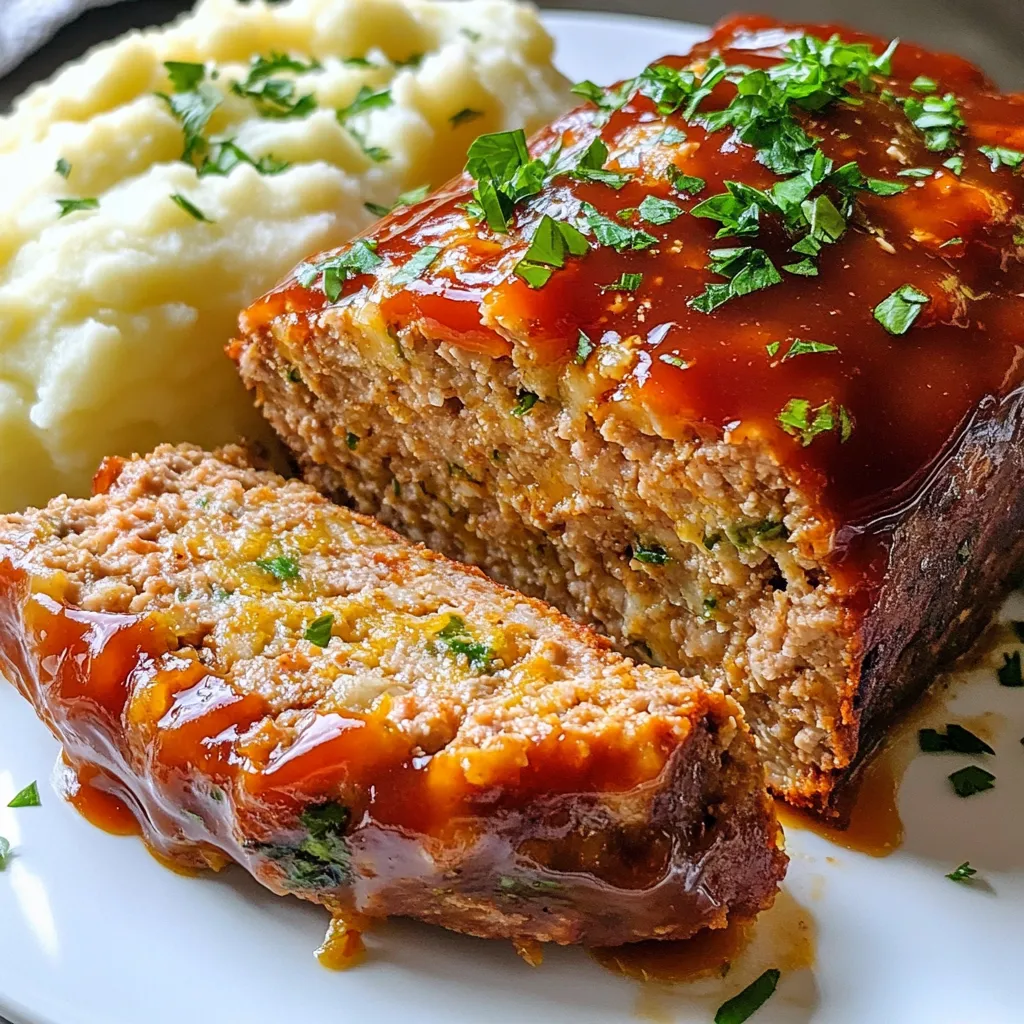 Garlic Parmesan Chicken Meatloaf Easy Flavorful Dish