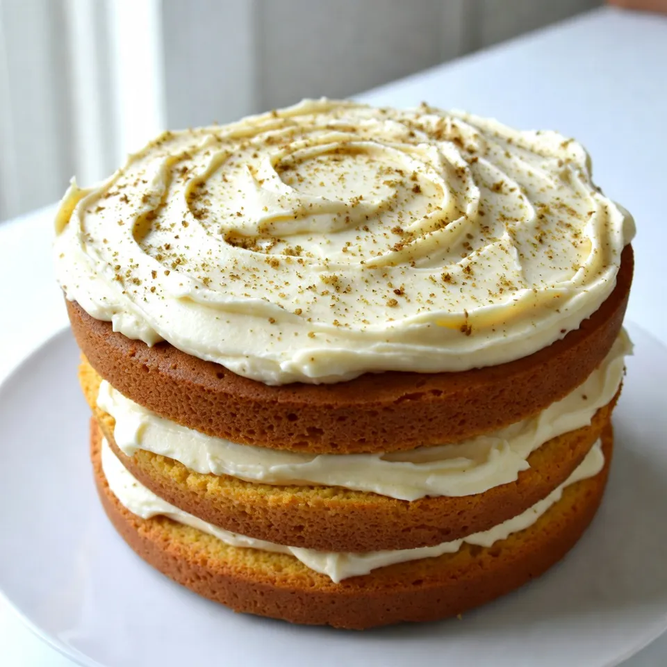 Spiced Eggnog Layer Cake Festive and Flavorful Delight