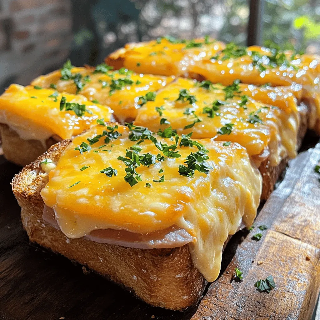 Here is what you need to make a delicious Croque Monsieur: