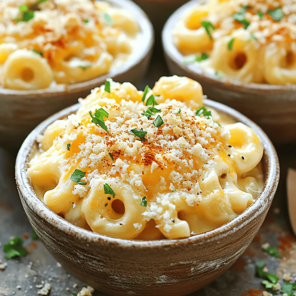 To make the best Crock Pot Mac & Cheese, you need a few key ingredients. Start with elbow macaroni. It holds sauce well and has a great texture. You will also need sharp cheddar cheese. This cheese gives a rich flavor that makes the dish special. Adding mozzarella cheese makes it creamier. Cream cheese also adds smoothness and richness.