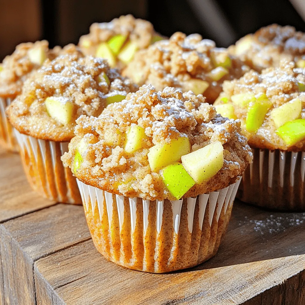 Apple Cinnamon Crumble Muffins Tasty and Simple Treat