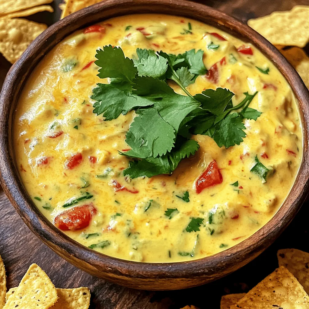 Rotel Dip is simple yet packed with flavor. The main ingredients include a can of Rotel tomatoes with green chilies, cream cheese, and cheddar cheese. These elements make the dip creamy and rich. You will also need some cooked chorizo or ground beef for added taste. Sour cream adds more creaminess, while garlic and onion powders bring depth. Cumin gives it a warm kick, balancing the flavors perfectly.