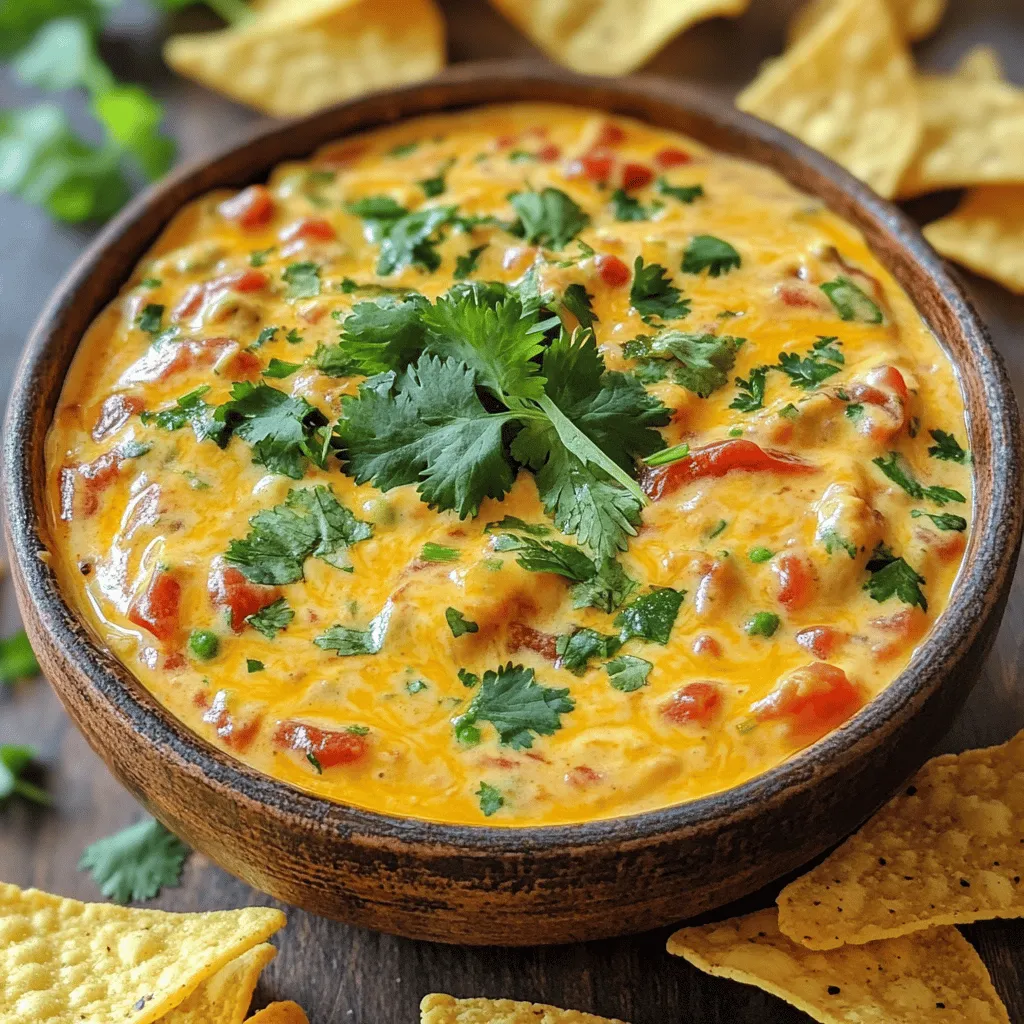 Rotel Dip Easy Recipe for Creamy Flavorful Snack