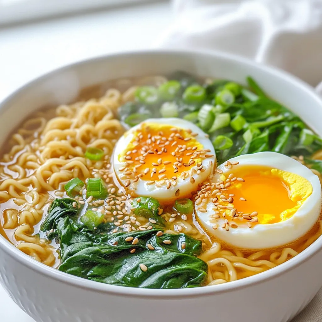 Savory Minute Chili Crisp Ramen with Jammy Eggs