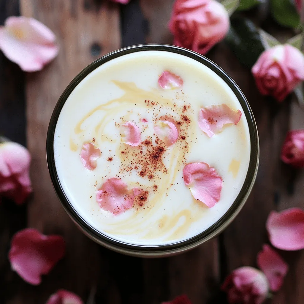 Vanilla Rose Tea Latte Flavorful and Easy to Make
