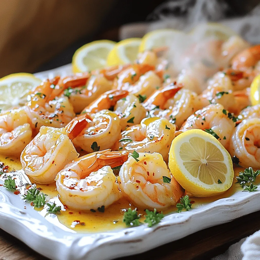 The main ingredients for spicy garlic shrimp are shrimp, garlic, olive oil, and chili flakes. You also need lemon juice, smoked paprika, honey, salt, and black pepper. Fresh parsley adds a nice touch at the end. Each ingredient plays a key role in the dish