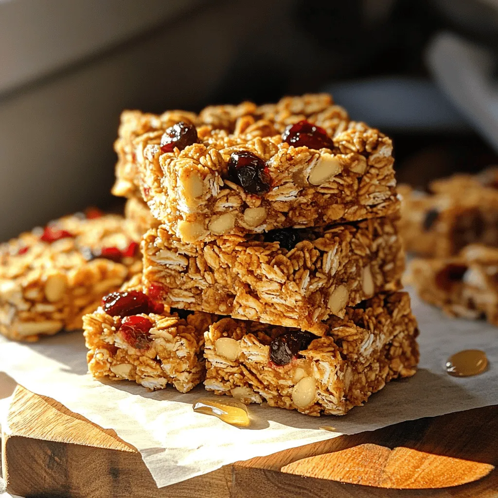 Cherry Almond Granola Bars Flavorful and Nutritious Snack