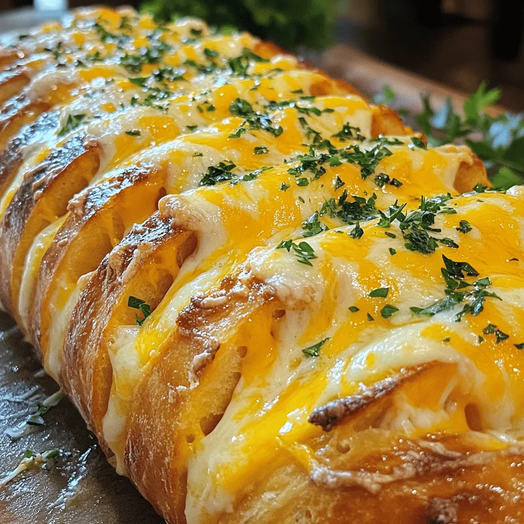 Hasselback Cheesy Bread Irresistible and Easy Recipe