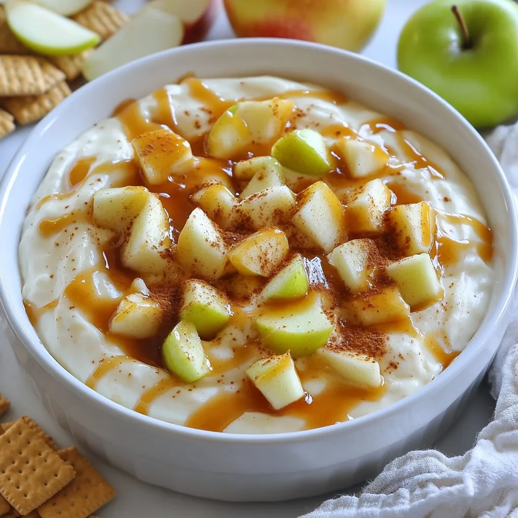 Caramel Apple Cheesecake Dip Simple and Sweet Treat