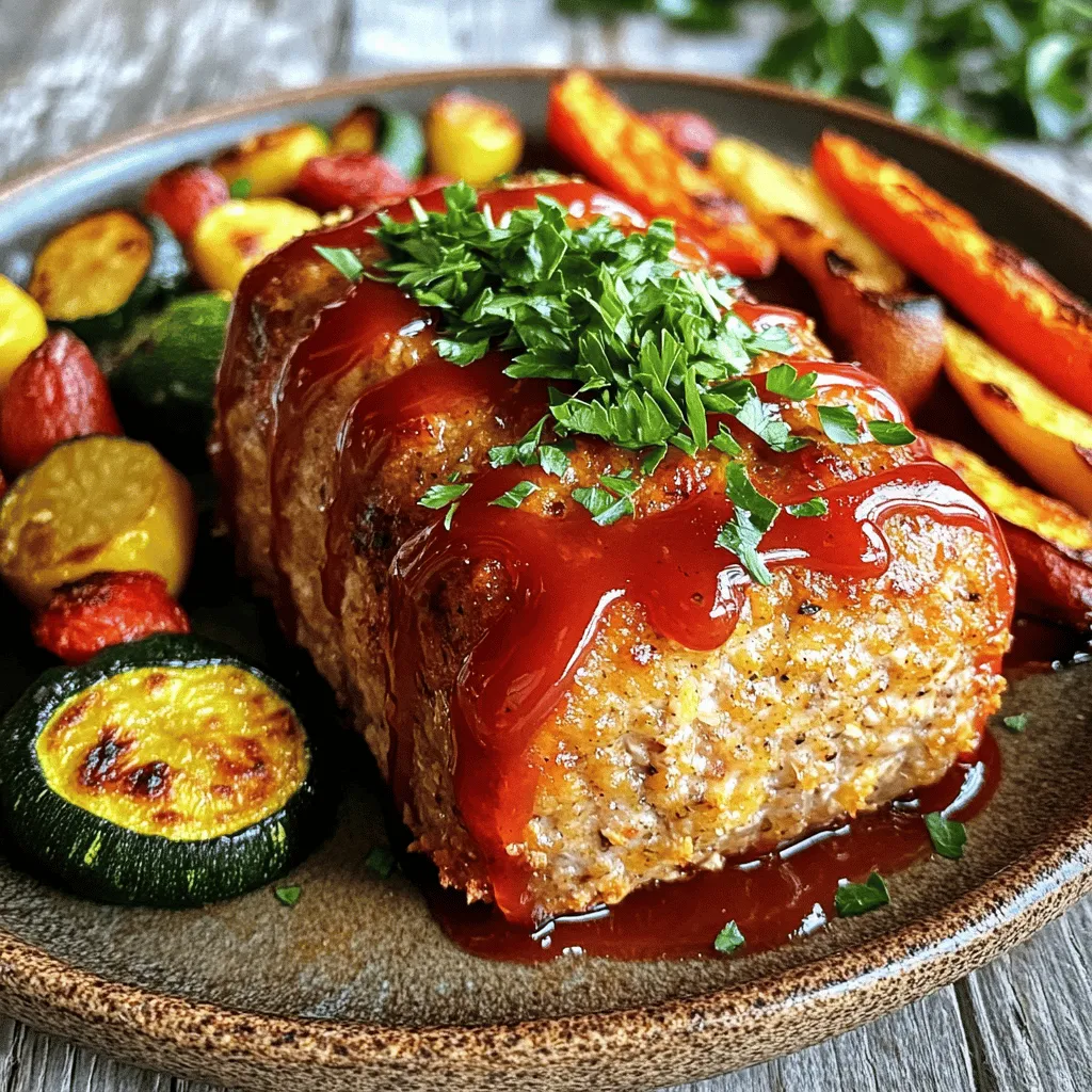 Garlic Parmesan Chicken Meatloaves Easy and Tasty Recipe