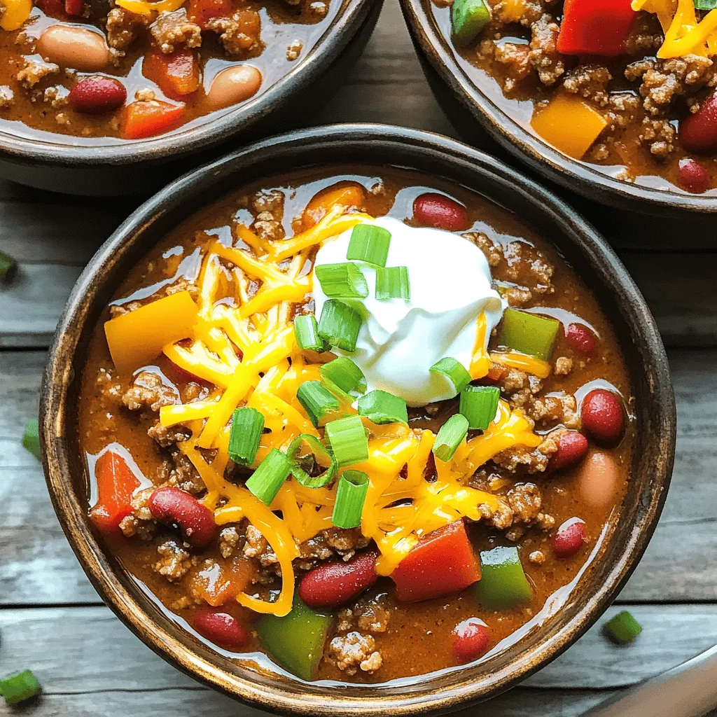 Slow Cooker Texas Style Chili Hearty and Flavorful Meal