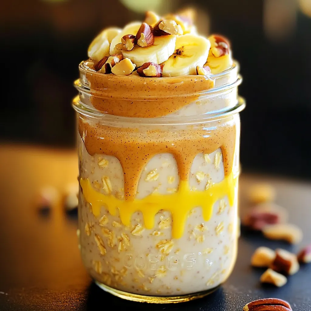 Chai Overnight Oats with Almond Butter Delight