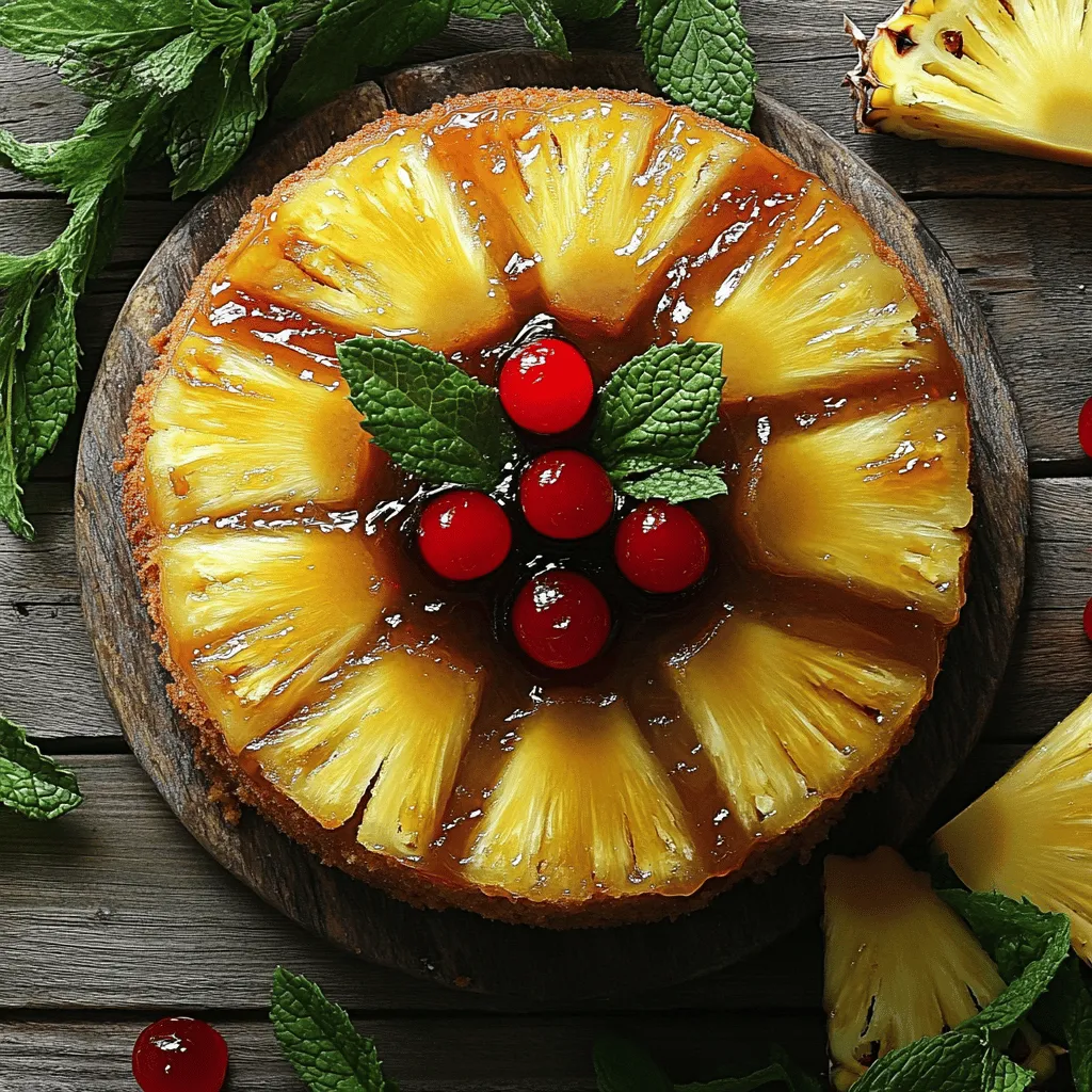Pineapple Upside Down Cake Delightful and Simple Recipe