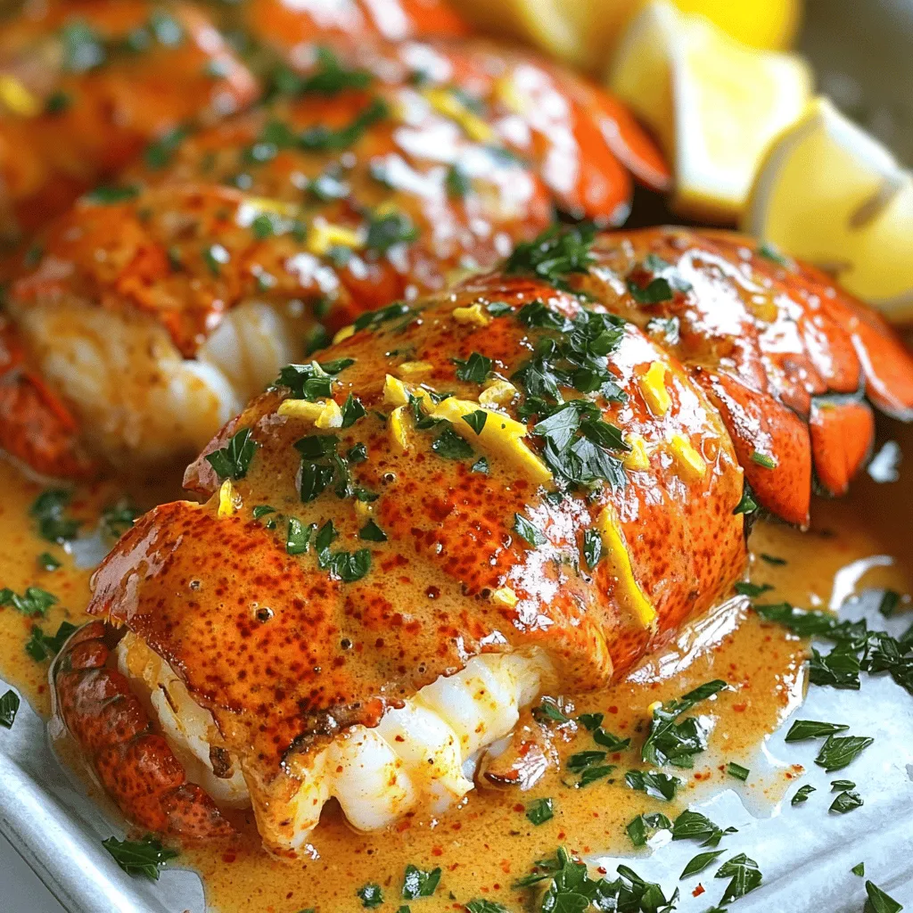 Creamy Garlic Butter Lobster Tails Irresistible Dish