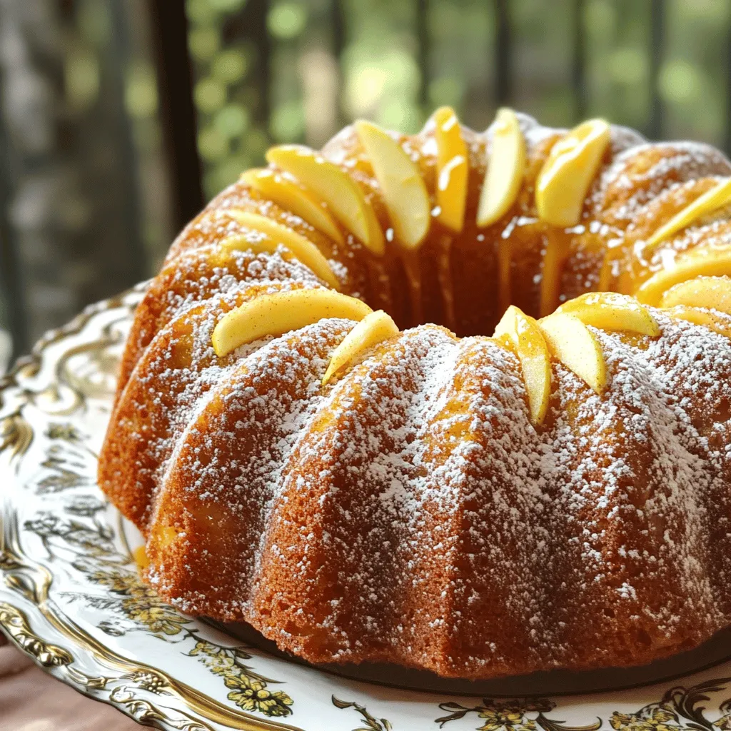 Apple Cider Doughnut Bundt Cake Delightful Treat