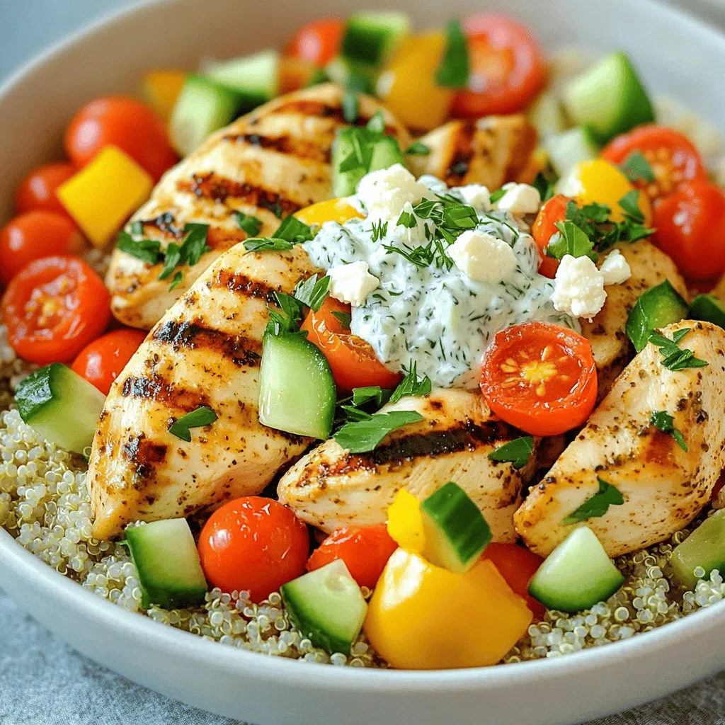 Greek Chicken Bowls Flavorful and Easy Recipe Guide