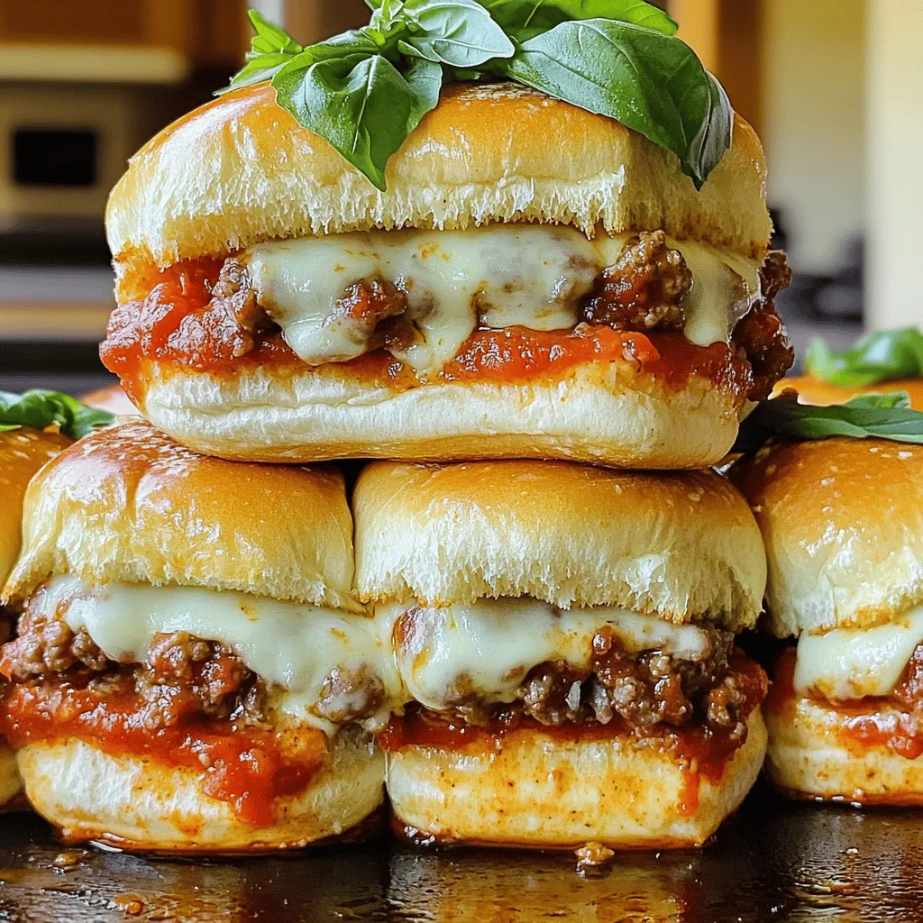 Italian Sliders Tasty Party Appetizer Ideas