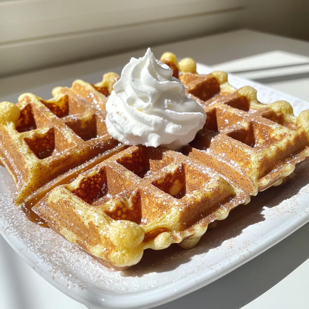 Pumpkin Spice Churro Waffles Irresistible Delight