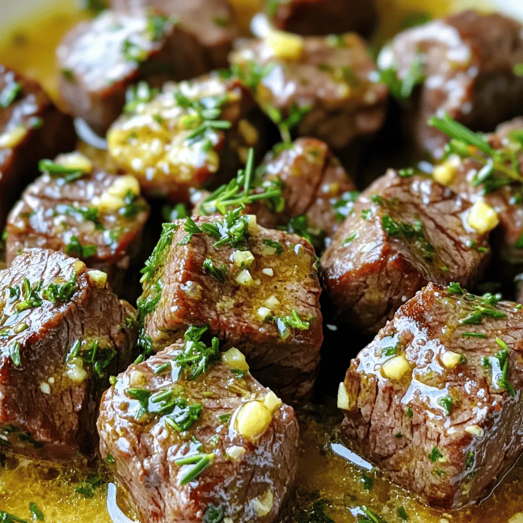 Garlic Butter Steak Bites Savory and Quick Meal