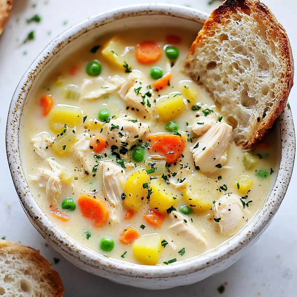 Healthy Chicken Pot Pie Soup Wholesome and Tasty Meal