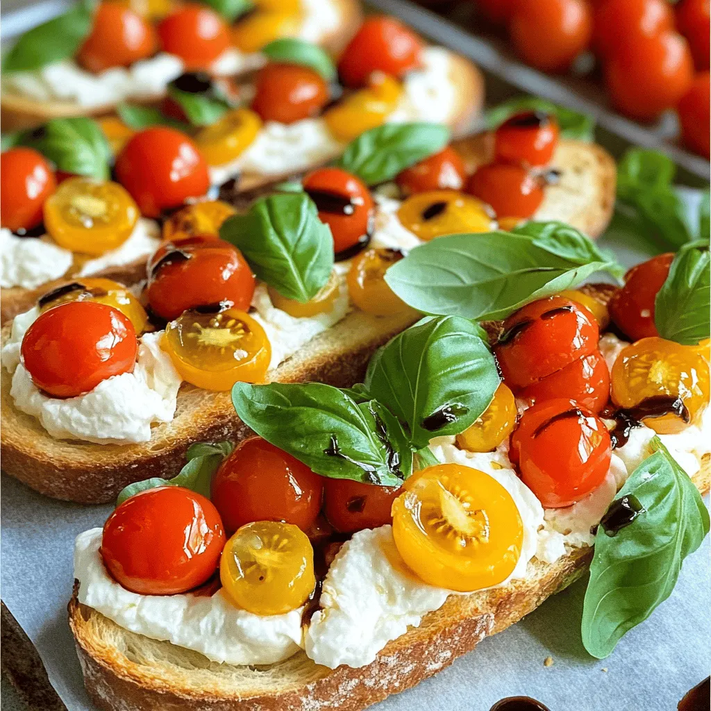 Burrata Bruschetta Fresh and Flavorful Starter Recipe