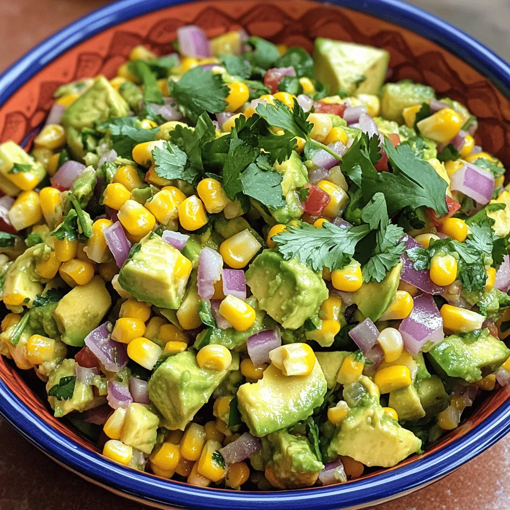 Ingredient Avocado Corn Salsa Flavorful and Fresh Mix