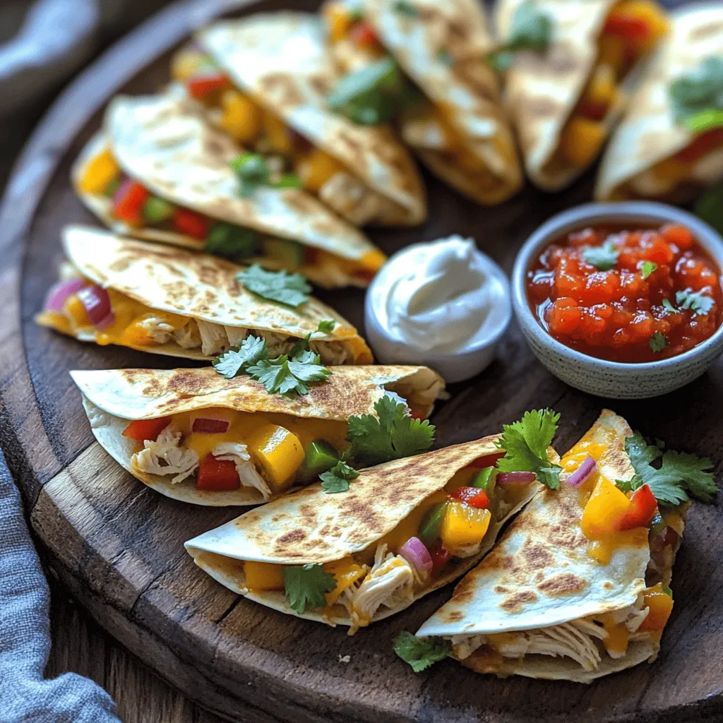 Mini Chicken Quesadillas Flavorful Snack for Everyone