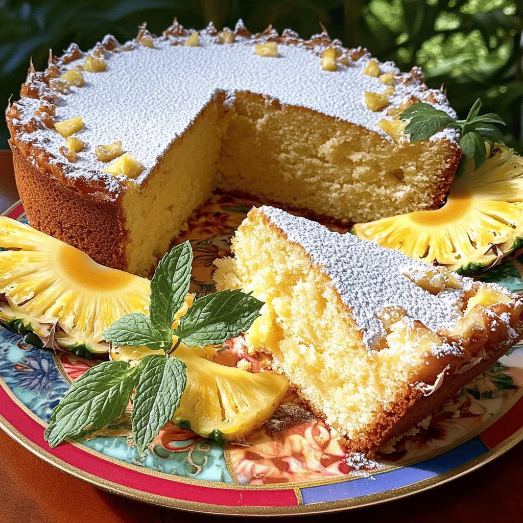 Tasty Pineapple Juice Cake Delight for Any Occasion