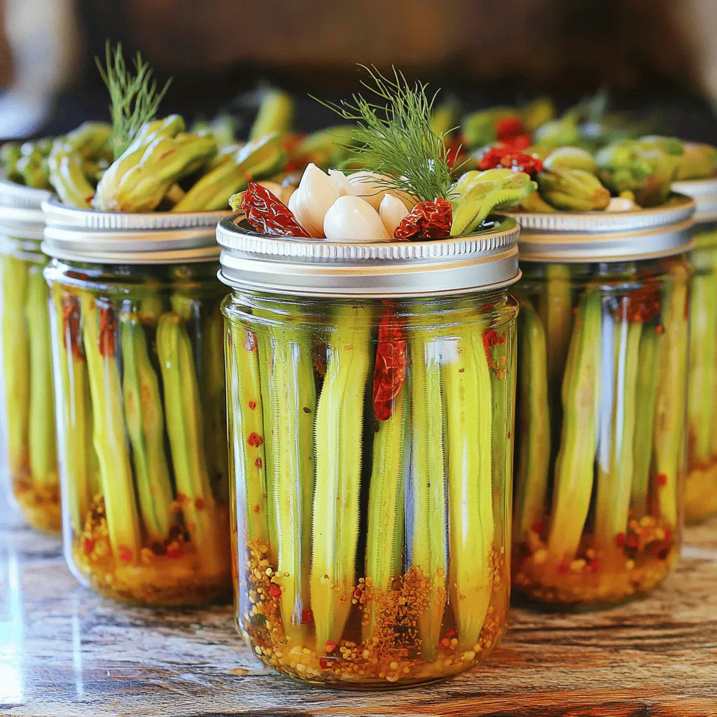 Easy Pickled Okra Quick and Flavorful Recipe Guide