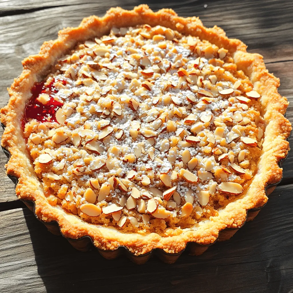 When you make Almond Bakewell Tart, you need some key ingredients. Each one plays a big role in making this dessert tasty and fun. Here’s what you’ll need: