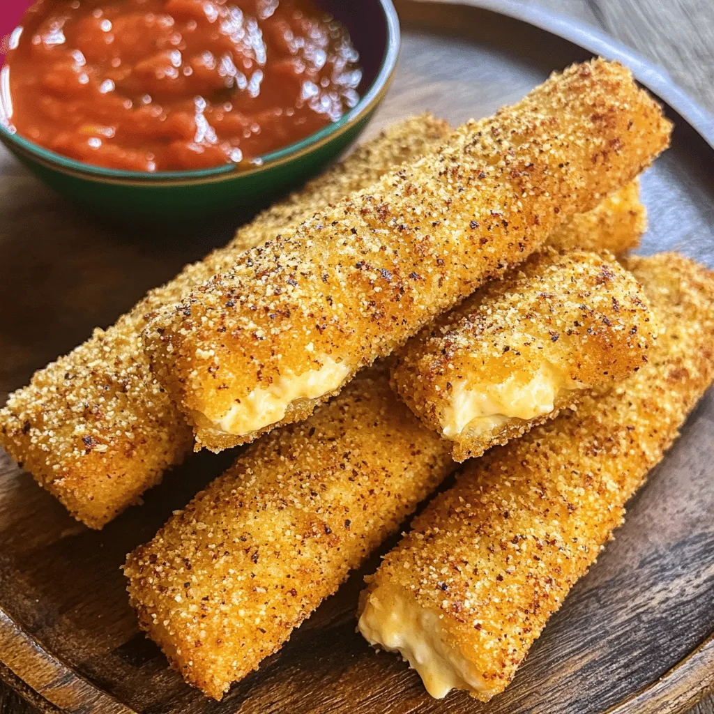 Mozzarella Sticks Crispy and Easy Homemade Recipe