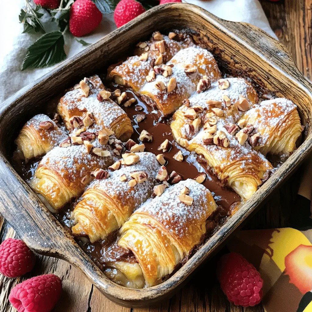 To make this tasty croissant bake, you need: