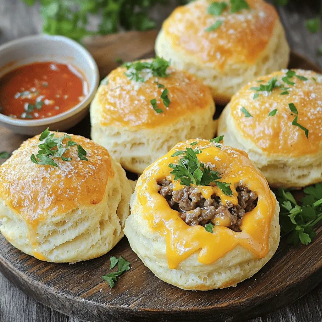 Irresistible Garlic Parmesan Cheeseburger Bombs Recipe