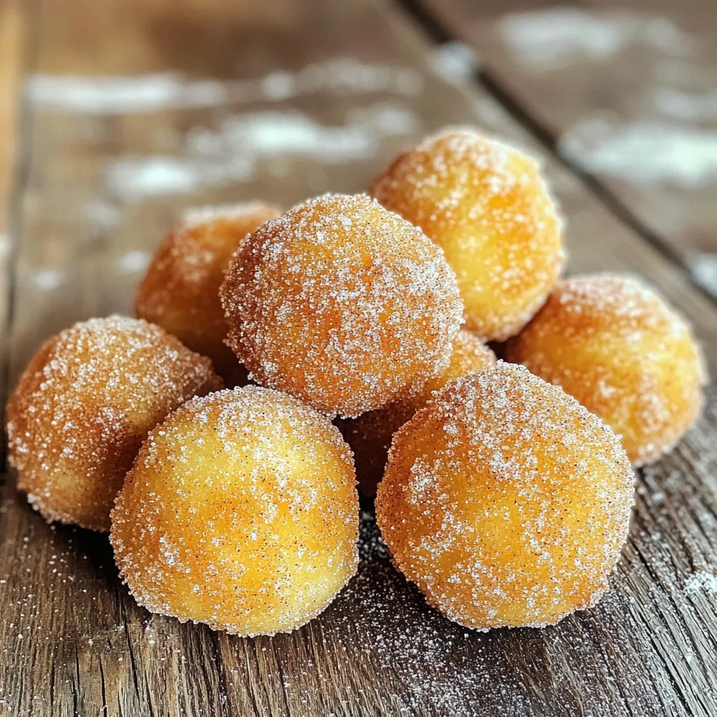Air Fryer Cinnamon Sugar Donut Holes Recipe