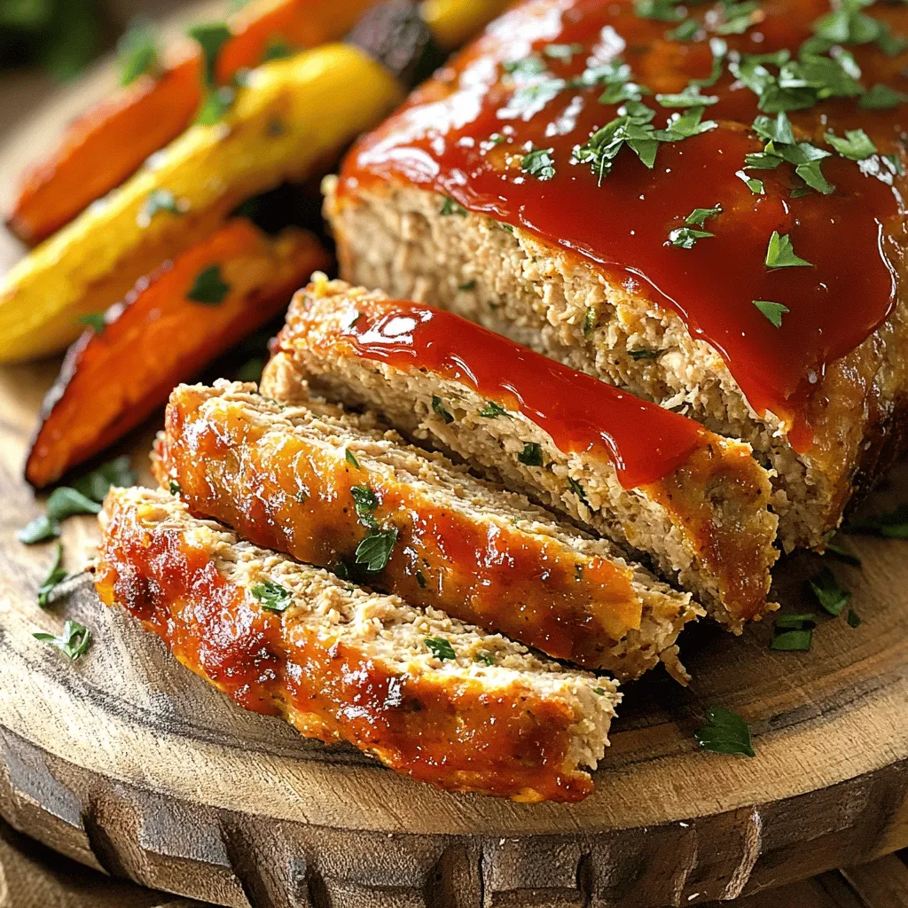 The main ingredients for this meatloaf are simple yet effective. Ground chicken serves as the base. It is lean and keeps the meatloaf moist. The texture is tender, which makes each bite delightful. You can find ground chicken easily at most grocery stores.