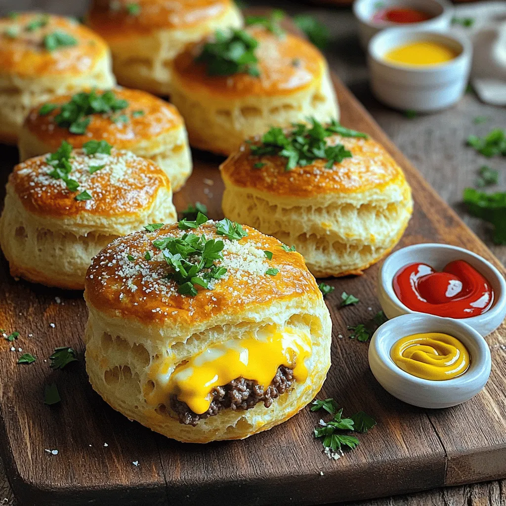 Garlic Parmesan Cheeseburger Bombs Tasty and Easy Treat