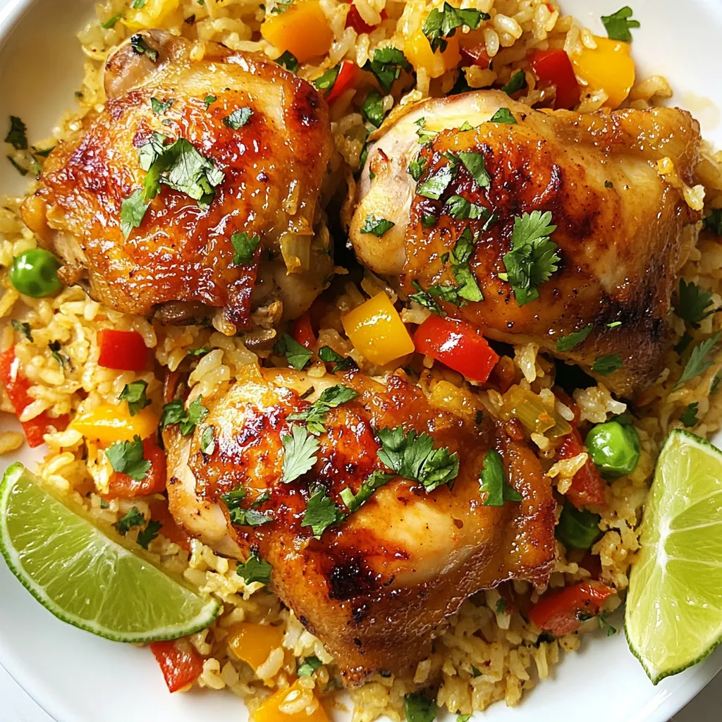 Caribbean Chicken and Rice Flavorful Easy Recipe