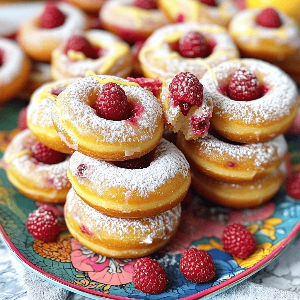 Baked Raspberry Donuts Delightful and Healthy Treat