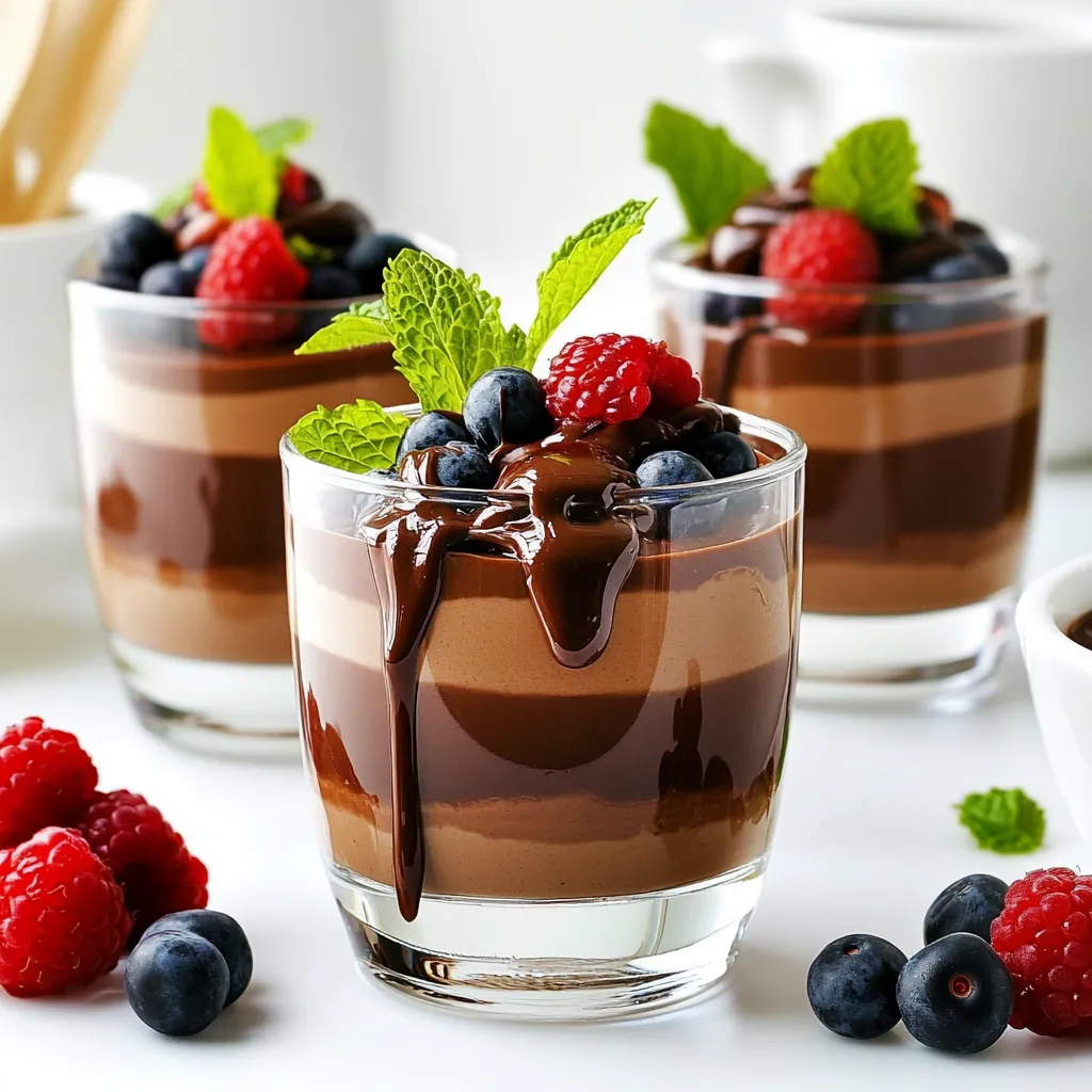 Protein Cottage Cheese Chocolate Mousse Delight