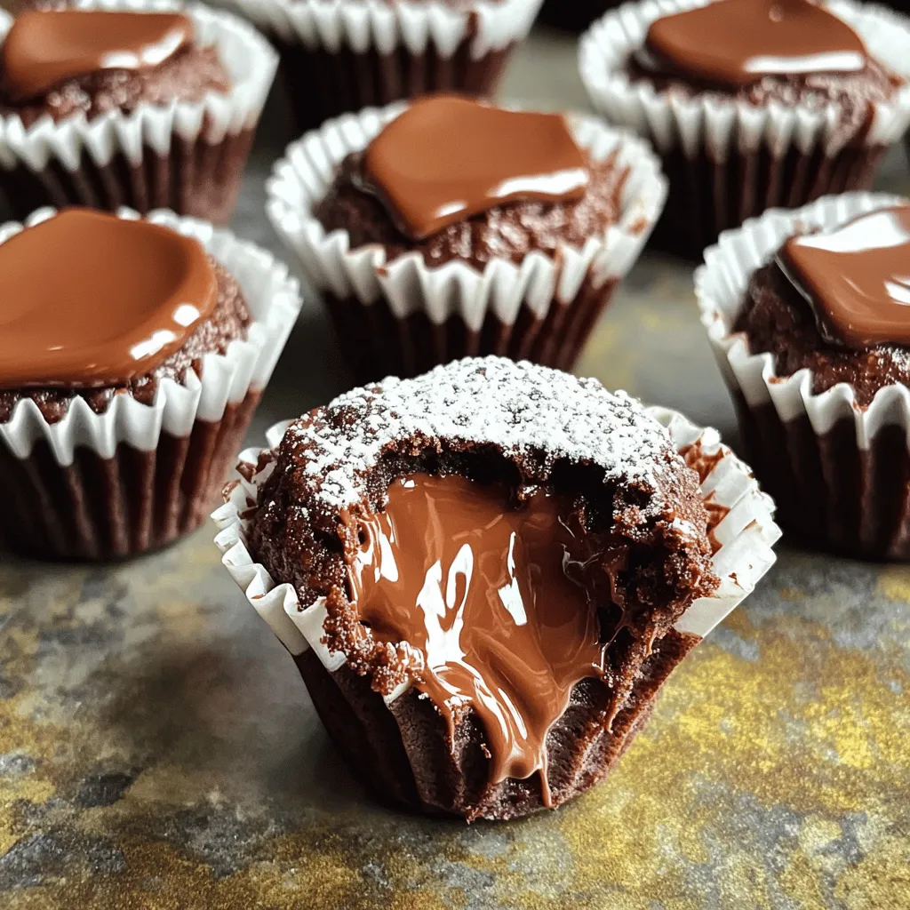 Ingredient Nutella Brownie Bites Simple and Rich Treat