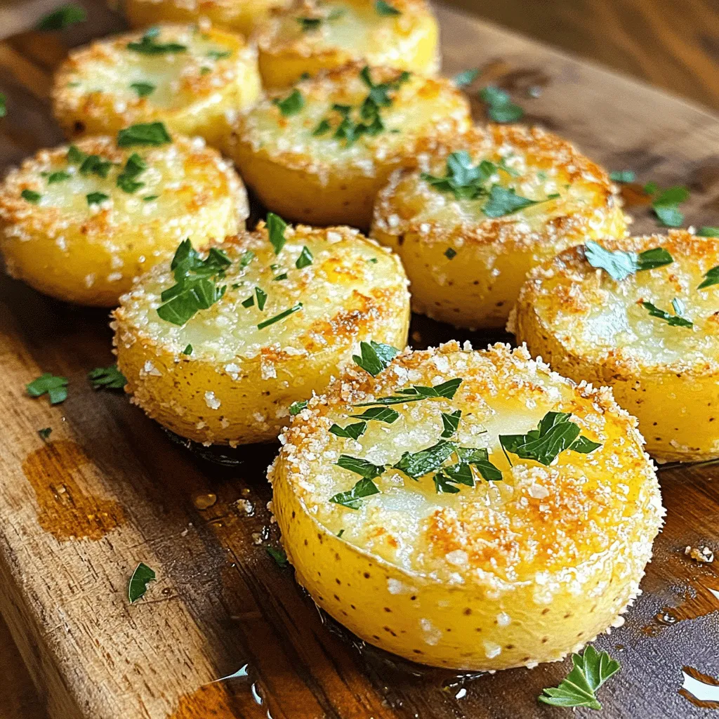 Parmesan Crusted Potatoes Crispy and Flavorful Side